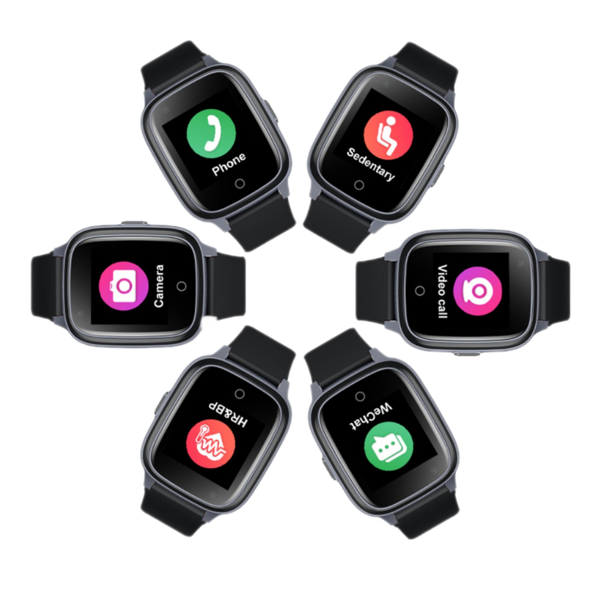 GPS Smartwatch WB32A GPS Horloge Senior Smartwatch voor