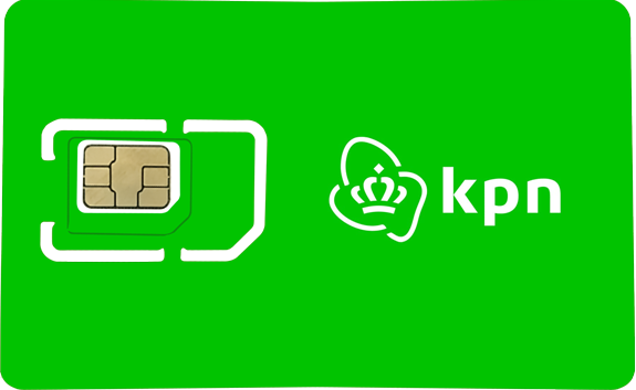 CARTE SIM PRÉPAYÉE KPN D'UNE VALEUR DE 10 € PRÉPAYÉE